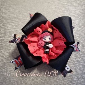 Black Halloween Hairbow